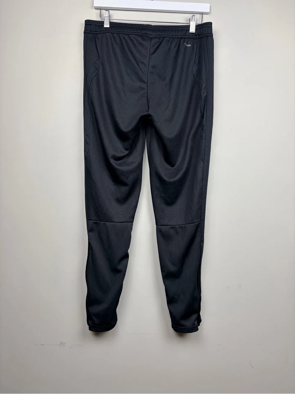 Adidas Climacool Track Pants Mens M Black Tapered Soccer Training Ankle Zip